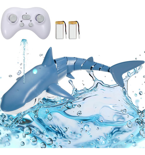 Barco Rc De Alta Simulación Vevor Shark Toy Con Control Remo