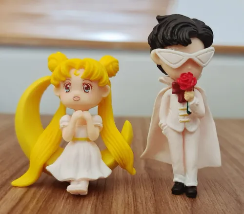Figuras Sailor Moon - Sailor Moon Y Tuxedo Mask