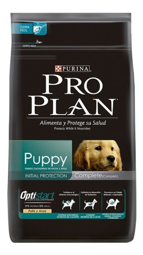 Alimento Pro Plan Complete Criadores Puppy para perro cachorro de raza  mediana sabor pollo y arroz en bolsa de 20.4kg