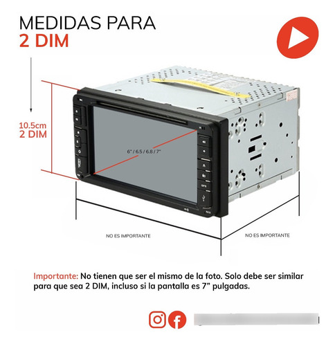 Adaptador De Reproductor 2 Dim Para Ford Mustang 1994-2000