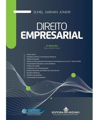 Livro De Direito Empresarial Suhel Sarhan Júnior - 3ª Edição