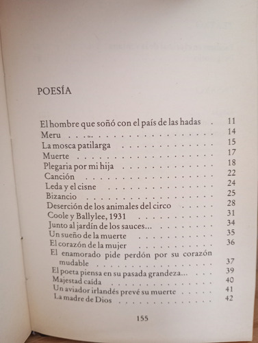 Poesía Y Teatro - William B. Yeats (Usado)