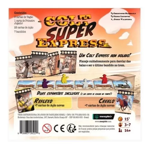 Colt Express Jogo De Tabuleiro Meeple Br