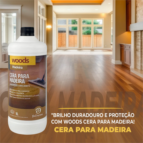 Woods Acabamento Para Madeira - 1 Litro - Bellinzoni