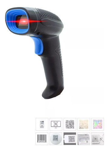 Lector De Código De Barras Escáner Inalámbrico Pistola Láser