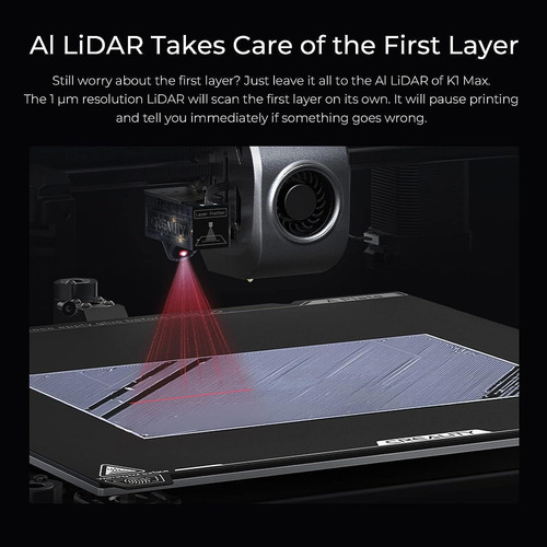 Creality K1 Max Impresora 3d 600 Mm/s Con Ai Cámara