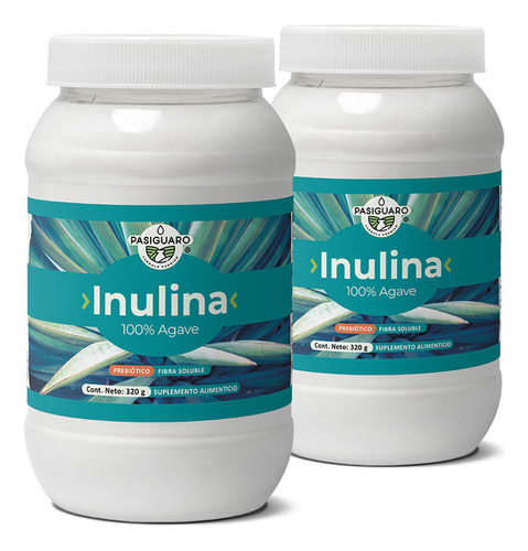 Inulina 100% Agave Azul De 320 G Prebiótico Sabor Sin sabor