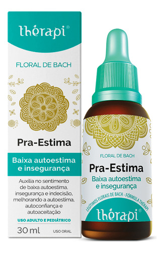 Floral De Bach Baixa Autoestima 30ml - Floral Thérapi Sabor Sem sabor