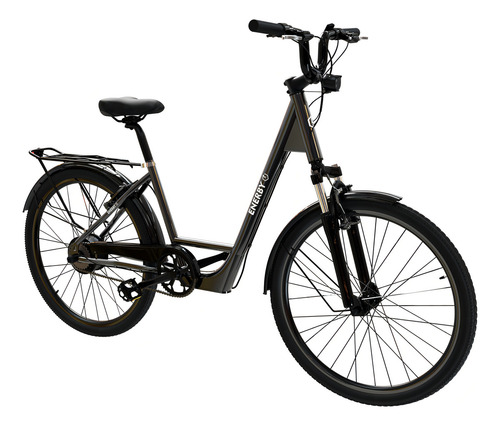 Bicicleta Electrica Enerby Negra Color Negro