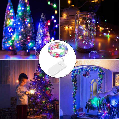 . Luces De Hadas Con Pilas Luces Cadena Luz 2m 20led 12pack