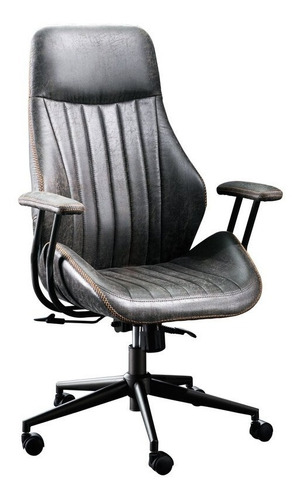 Sillon Ejecutivo Oficina Pc Ergonomico Mod Beta Base Cromada