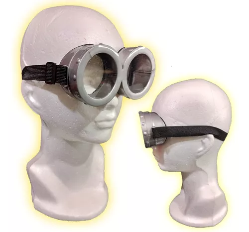 Gafas de Cosplay de Minion de cristal Circular 3D para hombres