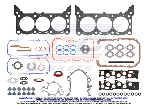 Juego De Empaques Ford Pk-up F150 Winstar V6 3.8 99-04