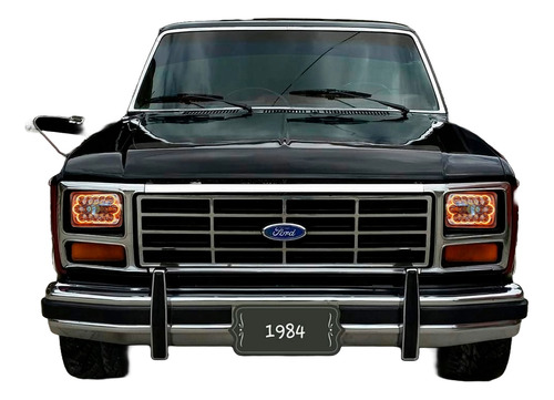 Par De Faros Led Arillo Ambar Ford F150 Y F100 Pick Up