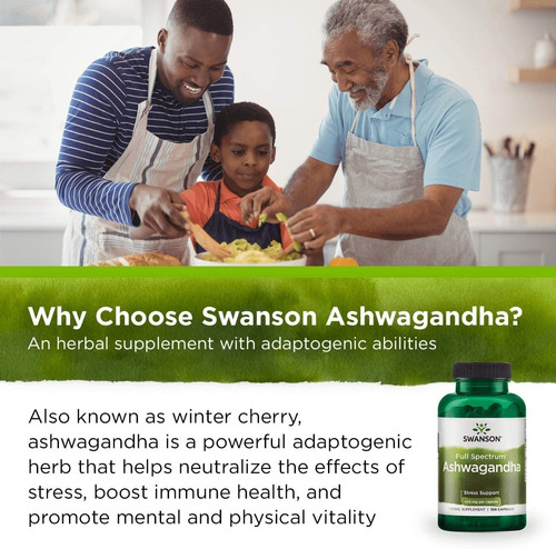 Imagen 4 de 9 de Ashwagandha 450mg @ 100 Cápsulas / Energía Vitalidad Estrés