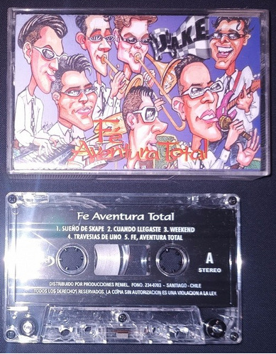 Fe Aventura Total, Cassette