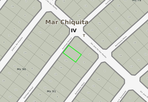 Terreno En Venta - 405mts2 - Mar Chiquita
