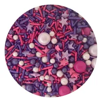 Comprar Sprinkles Comestibles Febrero Granillo Confeti Rosa Morado
