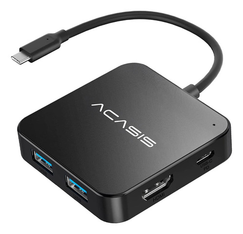 Hub Usb C Adaptador Multipuerto 6 En 1 Usb C Hub Con 4k Hdmi