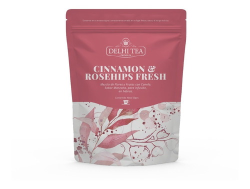 Imagen 3 de 8 de Pack Té Hebras Delhi Tea Premium Doypack - X 8 Un.