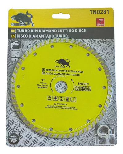 Disco Diamantado Continuo Turbo - 180mm - 7 Pulgada 