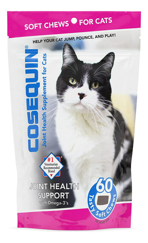 Cosequin Suplemento Articular Gatos Glucosamina Omega-3