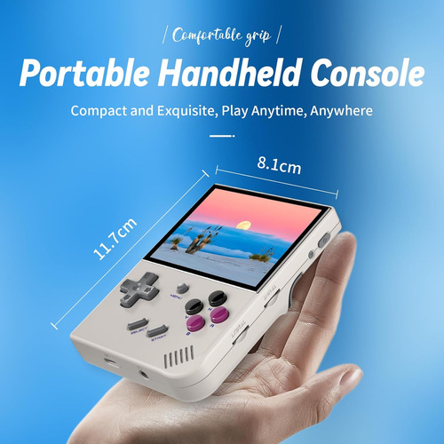 Rg35xx Plus Retro Consola De Juegos De Mano: Pantalla Ips De