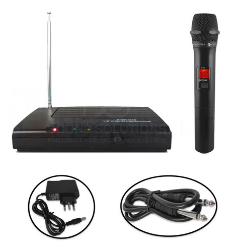 Microfone Kadosh K-231m Sem Fio Vhf  - Lançamento K231m