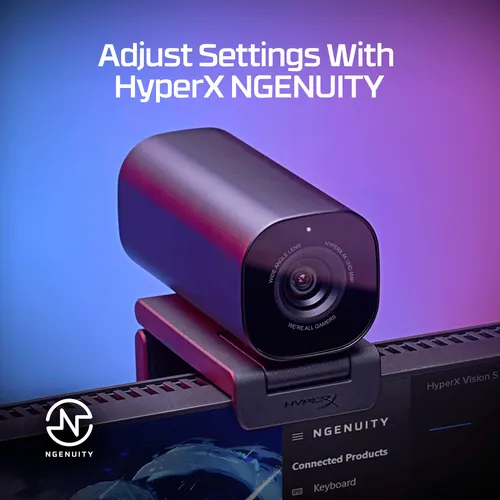 Cámara Web Hyperx Vision S 4k Video 30 Fps Sony Starvis 8 Mp