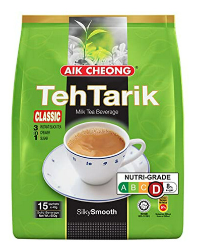 Bebida Té Con Leche Aik Cheong (15 Sachets) + Cuchara Ninech