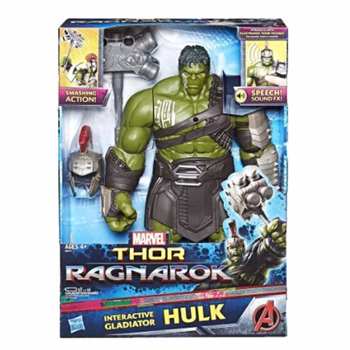 Figura Hulk Interactivo Thor Ragnarock - Original Hasbro