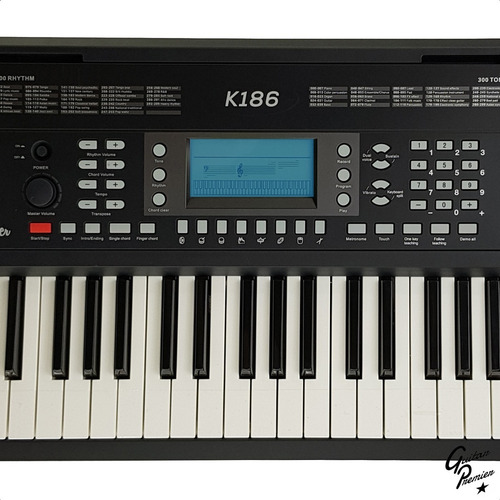 Imagen 8 de 10 de Organo Teclado Sensitivo 5/8 Usb + Funda Pie Fuente Ek61215