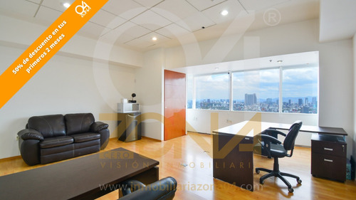 Imagen 3 de 7 de Oficina En Torre Wtc, 95 M2, Mantenimiento Incluido Con 2 M