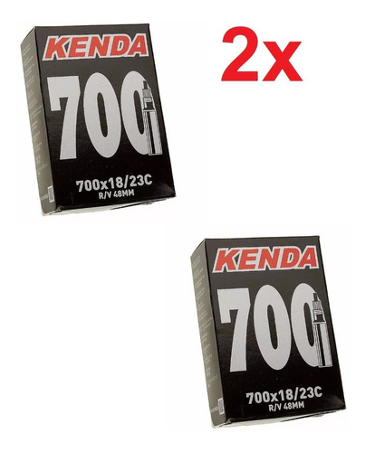 2 X Camara De Ar Kenda Speed Ciclismo 700x18/23c 48mm Road Tipo da válvula Presta