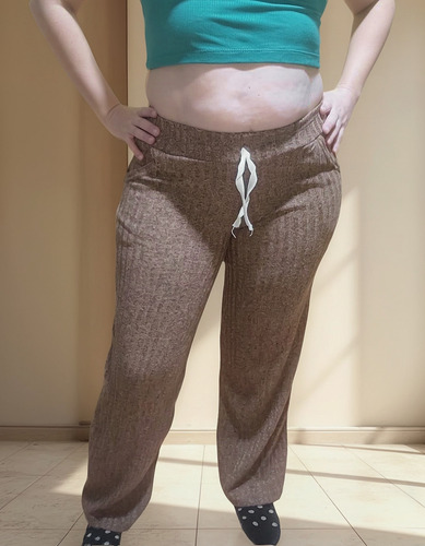 Pantalòn Palazzo De Lanilla Morley Con Bolsillos