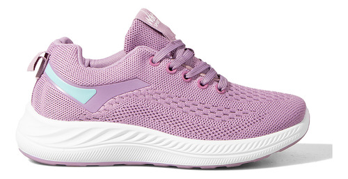 Zapatillas Wake Sport Wkc158 Lila Celeste Mujer