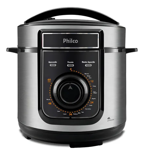 Panela De Pressão Elétrica Philco 4l 14 Funções Pppe04a Cor Preto