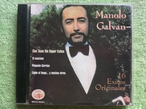 Eam Cd Manolo Galvan 16 Exitos Originales Edicion Uruguaya  