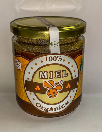 Miel 100% Organica Multifloral, Cruda Y Sin Filtrar 