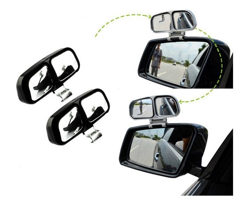 Par Espejo Lateral Retrovisor Punto Ciego Doble Ajustable