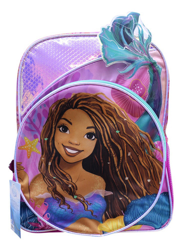 Mochila Primaria La Sirenita Pelicula Little Mermaid