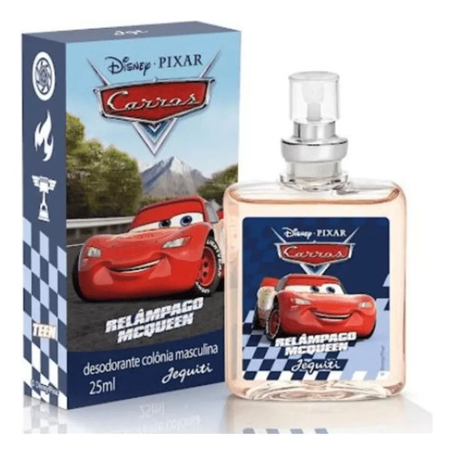 Colônia Infantil Masculina Carros Jequiti Volume Da Unidade 25 Ml