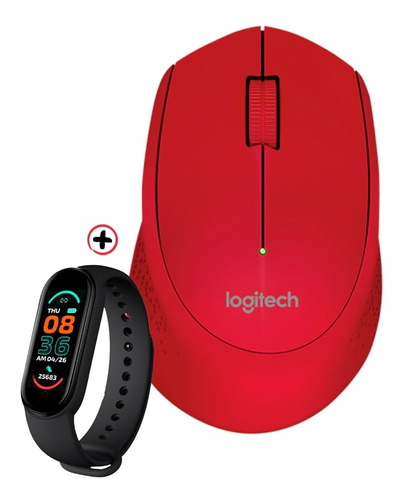 Mouse Inalámbrico Logitech M280 + Smartwatch Bde