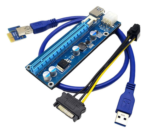 Portátil Pci-e Express 1x A 16x Usb De 6 Pines Gráficos Exte