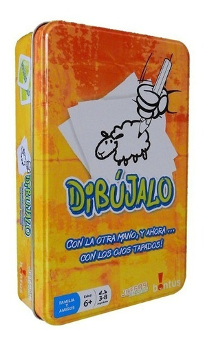 Juego De Mesa Didacticos Bontus! Dibújalo En Lata Para Viaje