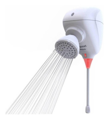 Chuveiro Ducha elétrico de parede Zagonel Move branco 7500W 220V