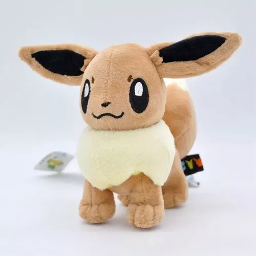 Eevee Sentada Pelúcia Original Pokémon Center 33cm