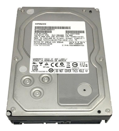 Imagen 2 de 2 de Disco duro interno Hitachi Ultrastar 7K3000 HUA723030ALA640 3TB
