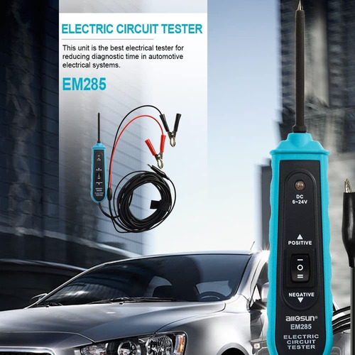 Allsun Probador De Circuito Eléctrico Automotriz De 6-24 V C