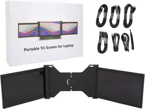 Monitor Triple Portátil De 13.3 Para Laptop Fhd 1080p Ips